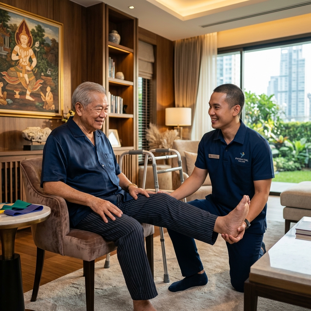 การดูแลและฟื้นฟูคุณพ่อคุณแม่ในภาวะสโตรก
